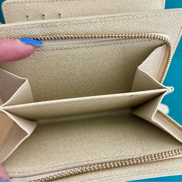 Louis Vuitton PF Joey Damier Azur Compact Wallet N60030 - Picture 6 of 12